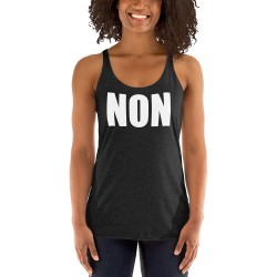 NON - Débardeur à Dos Nageur pour Femme