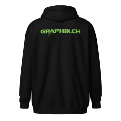 Sweat à capuche épais unisexe à fermeture éclair GRAPHIK.CH