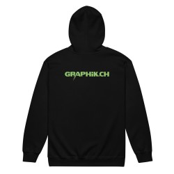 Sweat à capuche épais unisexe à fermeture éclair GRAPHIK.CH
